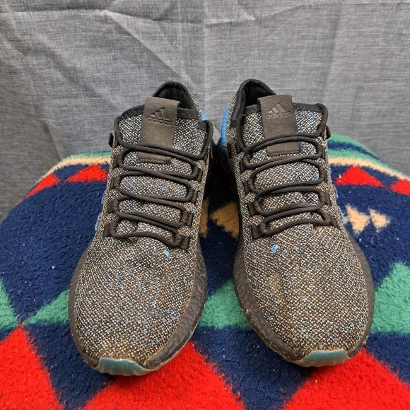 %Adidas PureBoost LTD Men Sneakers Black Blue Size 10 / A 46 main image 14